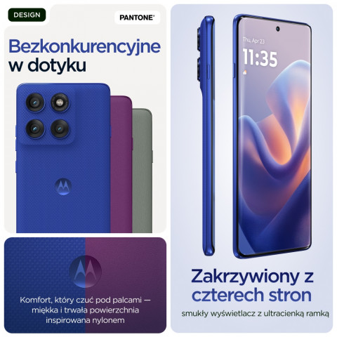 Motorola Edge 60 Pro 5G 12/512GB Dazzling Blue - Galeria zdjęcie 16