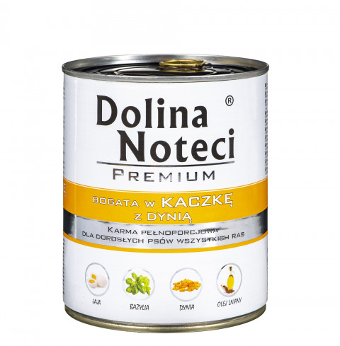 DOLINA NOTECI Premium bogata w kaczkę z dynią - mokra karma dla psa - 800 g - Galeria zdjęcie 1