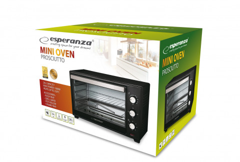 ESPERANZA MINI PIEKARNIK PROSCIUTTO 1600W EKO008 - Galeria zdjęcie 4