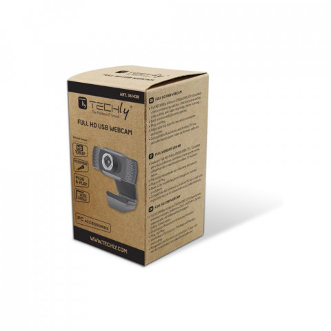 TECHLY KAMERA USB INTERNETOWA FULLHD 1080P Z MIKRO - Galeria zdjęcie 3