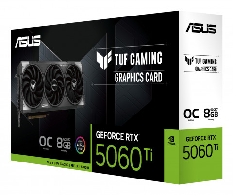 Karta graf. ASUS TUF GAMING RTX 5060 TI 8GB OC - Galeria zdjęcie 9