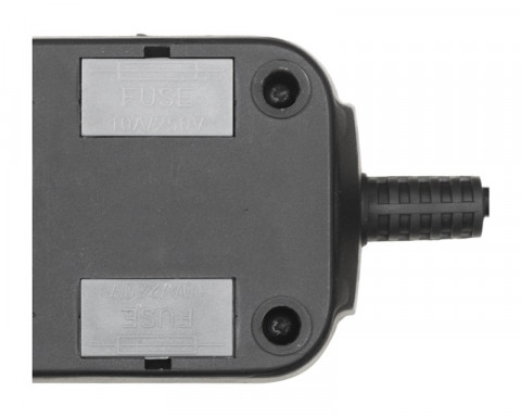 Lestar listwa antyprzepięciowa lv-530w (5szt. gniazd czarny 2,5m) lv530w 2,5m - Galeria zdjęcie 4
