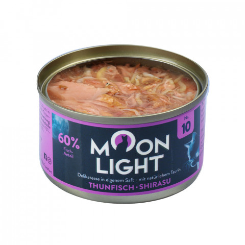 MOONLIGHT Dinner Nr 10 Tuńczyk i shirasu - mokra karma dla kota - 80g - Galeria zdjęcie 3