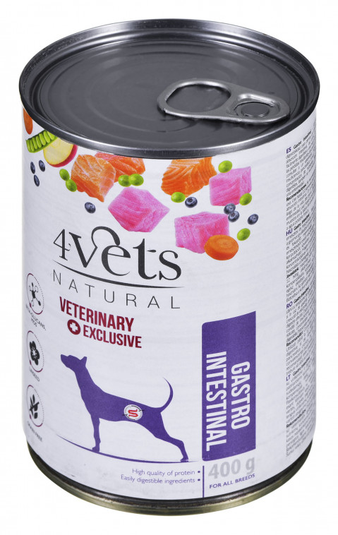 4VETS Natural Gastro Intestinal Dog - mokra karma dla psa - 400 g - Galeria zdjęcie 3