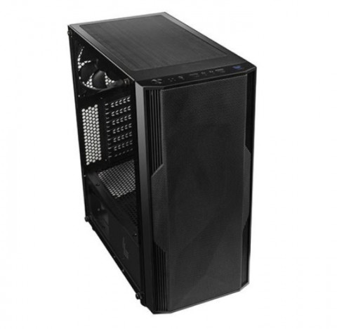 OBUDOWA LOGIC AGIR MESH+GLASS USB 3.0 BLACK BEZ ZAS - Galeria zdjęcie 2