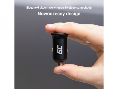 GREEN CELL ŁADOWARKA SAMOCHODOWA POWERRIDE NANO38 - Galeria zdjęcie 11
