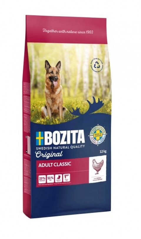BOZITA Original Adult Classic Kurczak - sucha karma dla psa - 12kg + GRATIS! - Galeria zdjęcie 2