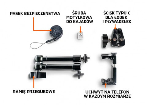 Uchwyt mocujący telefon Deeper Smartphone Mount Kayak&Boat - Galeria zdjęcie 3