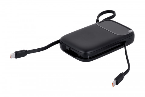 Powerbank Baseus Qpow 2 10000mAh 30W 2xUSB-C (czarny) - Galeria zdjęcie 3