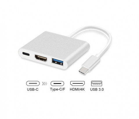 MACLEAN ADAPTER USB-C - HDMI USB 3.0 MCTV-840 - Galeria zdjęcie 3