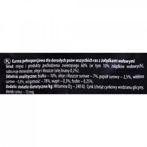 DOLINA NOTECI Piper Animals z żołądkami wołowymi - mokra karma dla psa - 500 g - Galeria zdjęcie 2