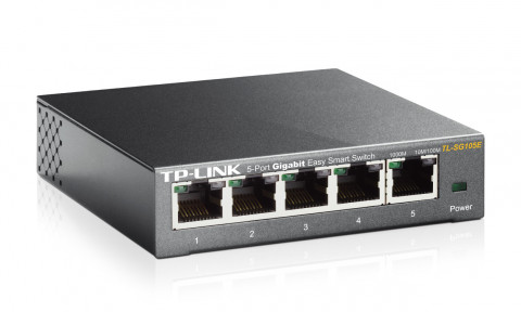 TP-Link TL-SG105E 5-Port Gigabit Easy Smart Switch Desktop - Galeria zdjęcie 2