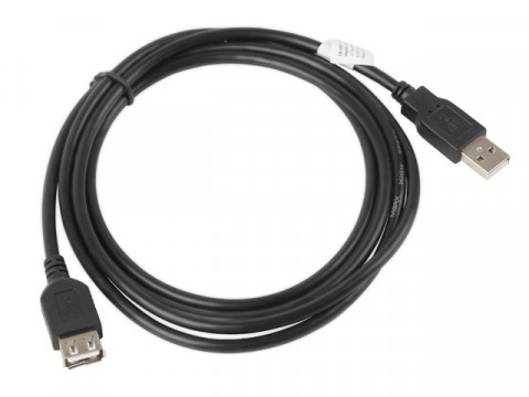 Lanberg przedłużacz usb 2.0 am-af 1.8m (czarny) ca-usbe-10cc-0018-bk - Galeria zdjęcie 2