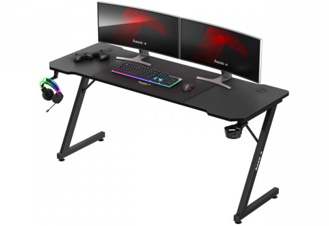 Biurko gamingowe Huzaro Hero 4.8 Black - Galeria zdjęcie 2