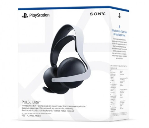 SONY PS5 Pulse ELITE Wireless Headset New Mod White - Galeria zdjęcie 7
