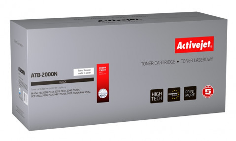 Activejet ATB-2000N Toner do drukarki Brother, Zamiennik Brother TN-2000/TN-2005; Supreme; 2500 stron; czarny. - Galeria zdjęcie 1