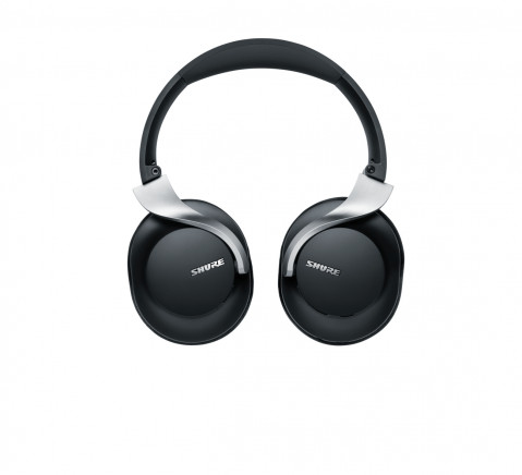 Shure SBH1DYBK1-EFS - Profesjonalne słuchawki bezprzewodowe AONIC 40 z systemem ANC (czarne) - Galeria zdjęcie 4
