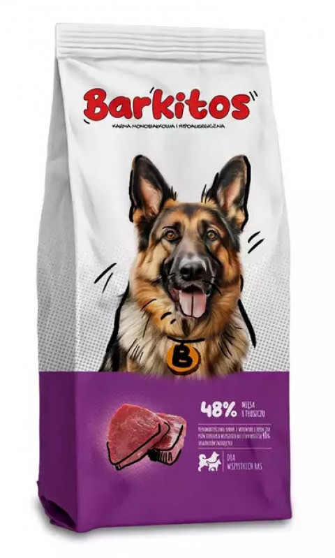 BARKITOS Wołowina z ryżem - sucha karma dla psa - 18kg - Galeria zdjęcie 1