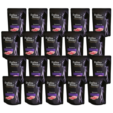 DOLINA NOTECI Premium Danie z królikiem - mokra karma dla kota - 20x85 g - Galeria zdjęcie 1