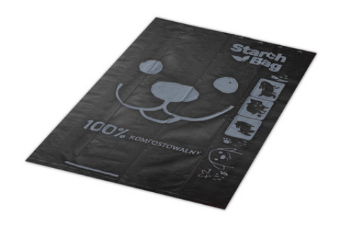 STARCHBAG BIOworki 8 rolek x 15 szt. kol. czarny - Galeria zdjęcie 5