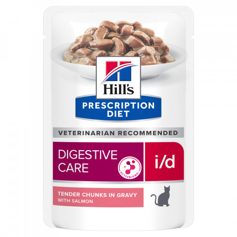 HILL"S Prescription Diet Digestive Care i/d Feline z łososiem - mokra karma dla kota - 12x85 g z rabatem - 4% - Galeria zdjęcie 8