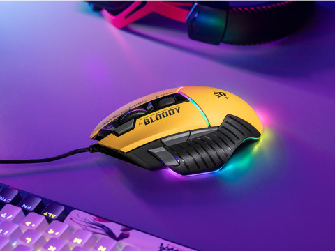 A4TECH MYSZ W95MAX USB SPORTS LIME A4TMYS47259 - Galeria zdjęcie 5