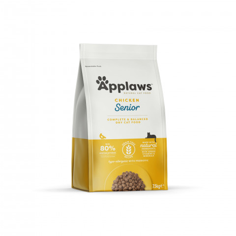 APPLAWS Senior Kurczak - sucha karma dla kota - 7,5kg - Galeria zdjęcie 1