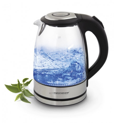 ESPERANZA CZAJNIK SZKLANY YOSEMITE 1.7L CZARNY EKK012 - Galeria zdjęcie 3