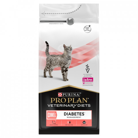 PURINA Pro Plan Veterinary Diets Feline DM St/Ox Diabetes Management - sucha karma dla kota - 1,5kg - Galeria zdjęcie 1