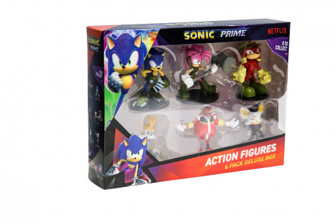 SONIC PRIME - FIGURKA AKCJI - ZESTAW 6 FIGUREK [DELUXE BOX] - Galeria zdjęcie 2