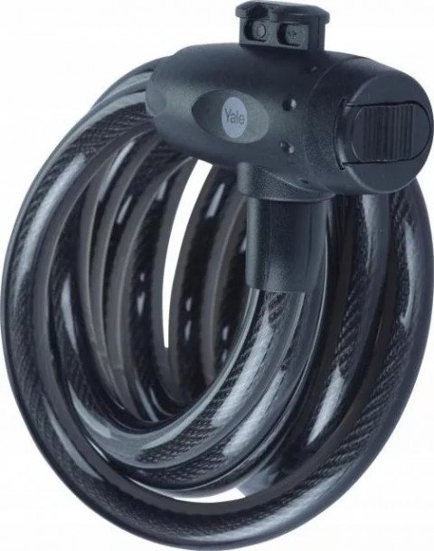 Linka rowerowa stalowa na klucz 12x2000mm Yale Essential Security Keyed Cable Lock 12mm - Galeria zdjęcie 3