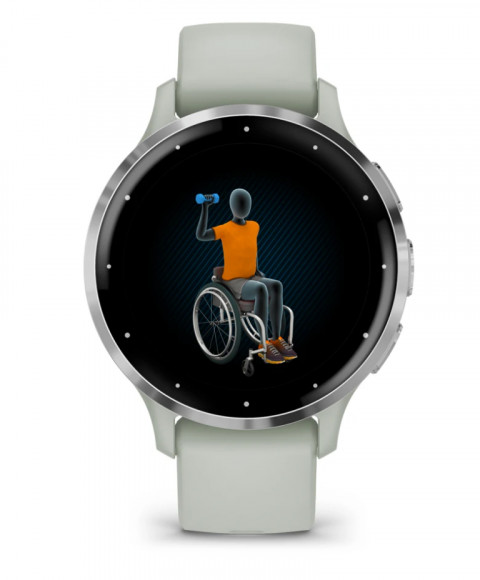Zegarek Garmin Venu 3S 41mm Srebrny - Galeria zdjęcie 6