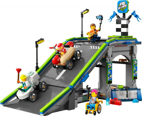 LEGO CITY 60460 Bez granic: tor z rampami dla wyścigówek - Galeria zdjęcie 3