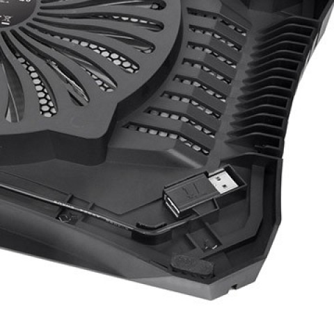 Podkładka chłodząca do laptopa Thermaltake Massive V20 (10~17", 200mm Fan, LED) mesh - Galeria zdjęcie 8