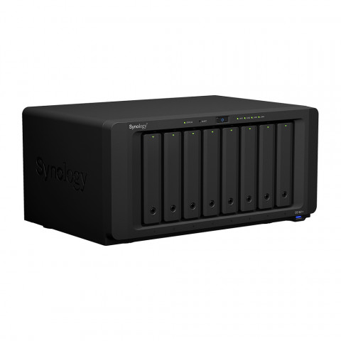 NAS Synology DS1821+; Tower; 8x (3.5”/2.5" SATA HDD/SSD); AMD Ryzen V1500B;,4 GB DDR4 (max. 32GB),4 x 1GbE RJ-45 - Galeria zdjęcie 7