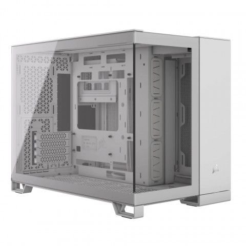 2500X Tempered Glass mATX Mid-Tower, White - Galeria zdjęcie 4