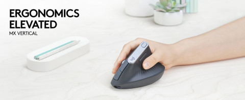 MYSZ LOGITECH MX Vertical Advanced Ergo Graphite - Galeria zdjęcie 7