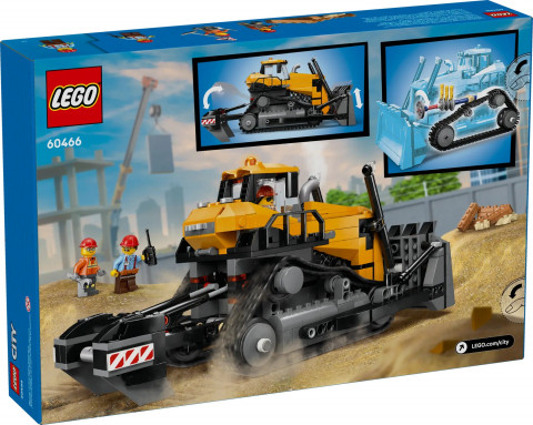 LEGO CITY 60466 BIG VEHICLES YELLOW BULLDOZER WITH FRONT LOADER - Galeria zdjęcie 2