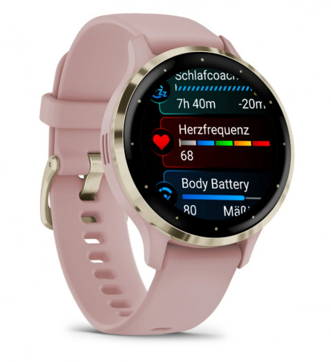 Zegarek Garmin Venu 3S 41mm Golden Rose - Galeria zdjęcie 3