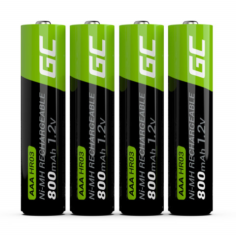 GREEN CELL AKUMULATORKI PALUSZKI 4X AAA R3 800MAH - Galeria zdjęcie 2