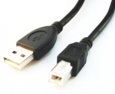KABEL USB 2.0 A-B M/M 1.8M CZARNY - Galeria zdjęcie 2