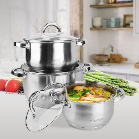Zestaw garnków MAESTRO MR-2120-6L 6 elementów - Galeria zdjęcie 5