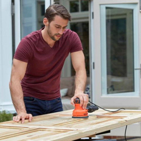 Szlifierka mimośrodowa BEW210-QS BLACK+DECKER - Galeria zdjęcie 5