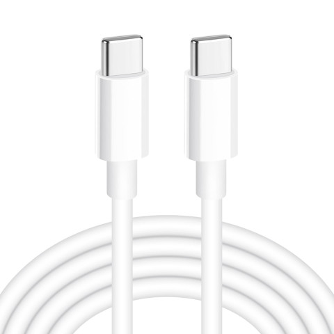 IBOX KABEL IKUTCS1W USB-C 60W SILICON 1M WHITE - Galeria zdjęcie 2