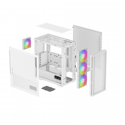 Obudowa DeepCool CH560 ARGB Digital White (R-CH560-WHAPE4D-G-1) - Galeria zdjęcie 13