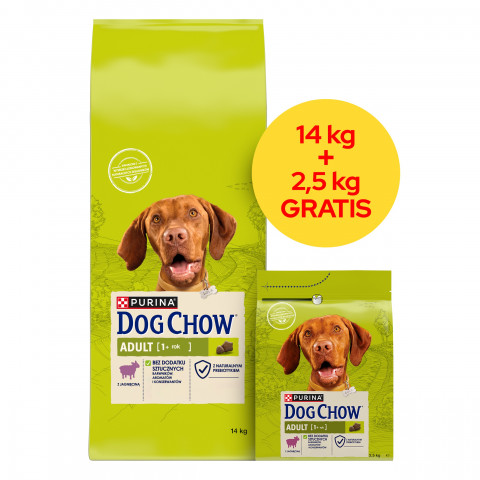PURINA Dog Chow Adult Jagnięcina - sucha karma dla psa - 14 + 2,5kg - Galeria zdjęcie 1