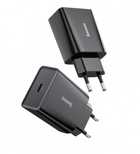 BASEUS ŁADOWARKA SIECIOWA MINI QC USB-C PD 3A 20W - Galeria zdjęcie 6