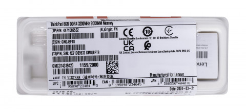 Lenovo ThinkPad 8GB DDR4 3200 SO-DIMM Memory Gen 2 4X71D09532 - Galeria zdjęcie 5