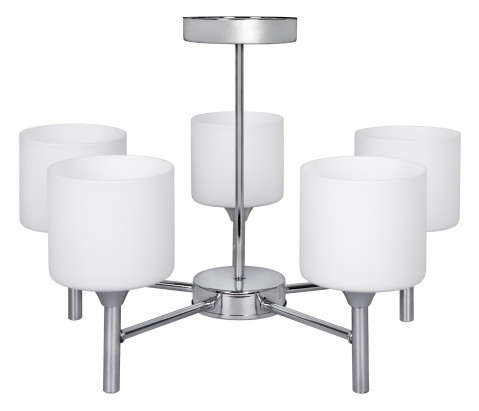 Żyrandol klasyczna lampa sufitowa wisząca Activejet MIRA Chrom 5xE27 do salonu - Galeria zdjęcie 1