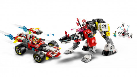 LEGO DREAMZZZ 71497 Tygrysi mech Coopera i hot rod Zero - Galeria zdjęcie 6